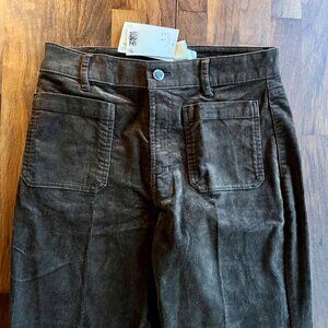 Flared Corduroy Pants Women's Size 8